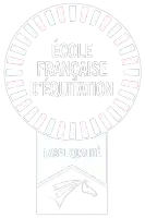 cole française d'équitation - blanc