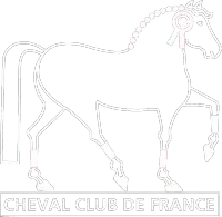 cheval club de France - blanc