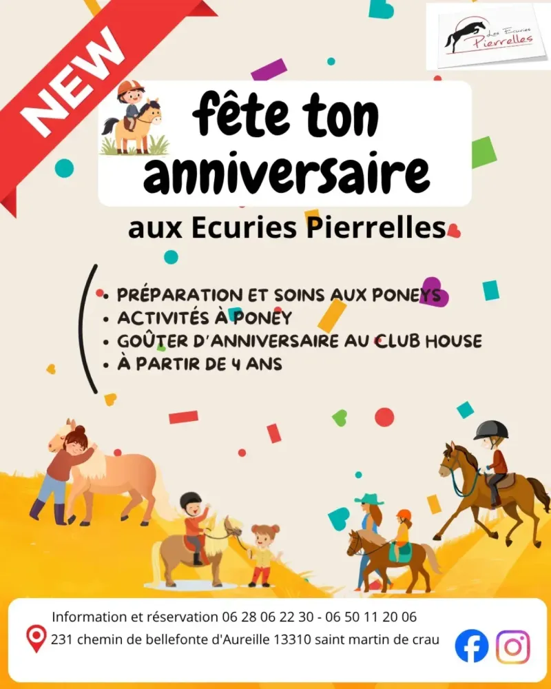 Anniversaire - Centre equestre